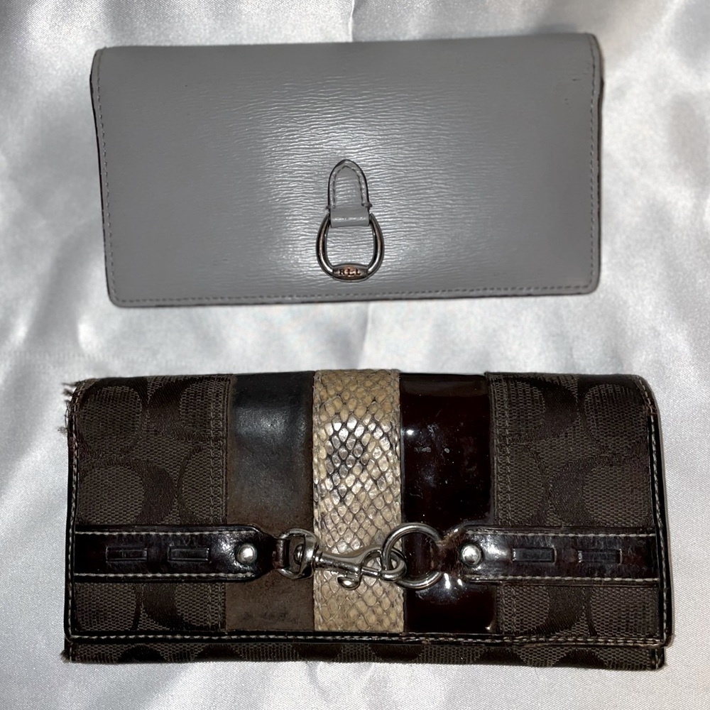 BOGO Ralph Lauren Wallet with free Coach Wallet!